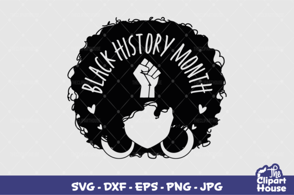 Black History Month Woman Silhouette
