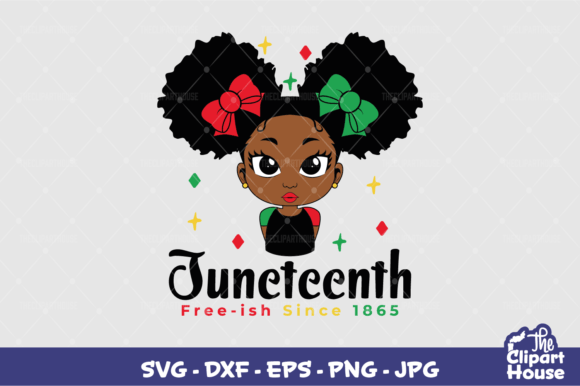 Juneteenth Girl 2 Graphics for Crafts
