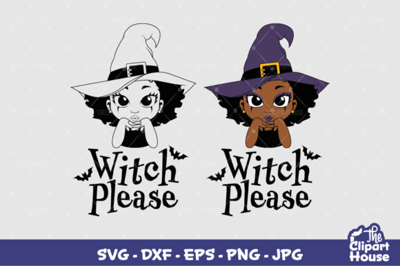 Witch Please Graphics for Crafts